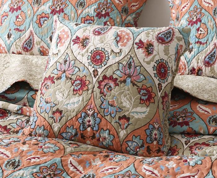DaDa Bedding Set of Two Garden Party Bohemian Throw Pillow Covers (LH1403) by DaDalogy Bedding Collection