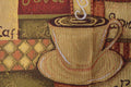 DaDa Bedding Smell of Coffee Cup Latte Java Brown Tapestry Table Runner Cloth (9912) by DaDalogy Bedding Collection