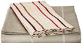 DaDa Bedding Solid Soft Multi Striped Fitted Sheet & Pillow Cases Set (FTS8293) by DaDalogy Bedding Collection