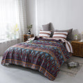 DaDa Bedding Southwestern Aztec Bohemian Desert Tribal Quilted Bedspread Set (KSX-002) by DaDalogy Bedding Collection