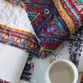 DaDa Bedding Southwestern Aztec Bohemian Desert Tribal Quilted Bedspread Set (KSX-002) by DaDalogy Bedding Collection