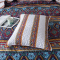 DaDa Bedding Southwestern Aztec Bohemian Desert Tribal Quilted Bedspread Set (KSX-002) by DaDalogy Bedding Collection