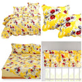 DaDa Bedding Sunshine Yellow Hummingbird Floral Bed in a Bag Set by DaDalogy Bedding Collection