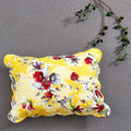 DaDa Bedding Sunshine Yellow Hummingbirds Floral Scalloped Pillow Sham 1-Piece (JHW-925) by DaDalogy Bedding Collection