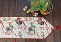 DaDa Bedding Sweet Heart Love Notes Pink Floral Woven Tapestry Dining Table Runner (18273) by DaDalogy Bedding Collection