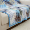 DaDa Bedding Swirly Navy Blue Lagoon Abstract Mink Flannel Fleece Throw Blanket (XY9897) by DaDalogy Bedding Collection