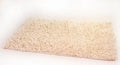 DaDa Bedding Vanilla Ivory White Shaggy Soft Chenille Noodle Carpet Rug Bath Mat by DaDalogy Bedding Collection