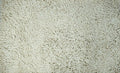 DaDa Bedding Vanilla Ivory White Shaggy Soft Chenille Noodle Carpet Rug Bath Mat by DaDalogy Bedding Collection
