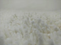 DaDa Bedding Vanilla Ivory White Shaggy Soft Chenille Noodle Carpet Rug Bath Mat by DaDalogy Bedding Collection
