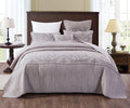 DaDa Bedding Whimsical Lavender Grey Cottage Soft Quilted Coverlet Bedspread Set (JHW866) by DaDalogy Bedding Collection