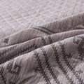 DaDa Bedding Whimsical Lavender Grey Cottage Soft Quilted Coverlet Bedspread Set (JHW866) by DaDalogy Bedding Collection