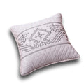 DaDa Bedding Whimsical Lavender Purple Grey Yarn Dyed Euro Pillow Sham Cover, 26" x 26 (JHW866) by DaDalogy Bedding Collection