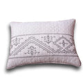 DaDa Bedding Whimsical Lavender Purple Grey Yarn Dyed Quilted King Pillow Sham, 20” x 36” (JHW866) by DaDalogy Bedding Collection