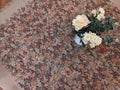 DaDa Bedding Wildflower Wonderland Floral Golden Beige Tan Square Dining Table Cloth (3100) by DaDalogy Bedding Collection