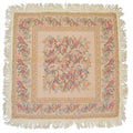DaDa Bedding Wildflower Wonderland Floral Golden Beige Tan Square Dining Table Cloth (3100) by DaDalogy Bedding Collection