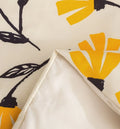 DaDa Bedding Yellow Fleur Floral Duvet Cover Set by DaDalogy Bedding Collection