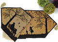 DaDalogy Autumn Birds Family Gathering Woven Tapestry Dining Table Runner (18198) by DaDalogy Bedding Collection
