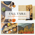 DaDalogy Autumn Birds Family Gathering Woven Tapestry Dining Table Runner (18198) by DaDalogy Bedding Collection