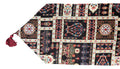 DaDalogy Bedding Elegant Woven Mughal Floral Tapestry Table Runner, Dark Noir Botanical Vintage Fleur (18197) by DaDalogy Bedding Collection