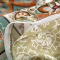 DaDalogy Coral Teal Floral Paisley Duvet Cover Set by DaDalogy Bedding Collection