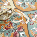 DaDalogy Coral Teal Floral Paisley Duvet Cover Set by DaDalogy Bedding Collection