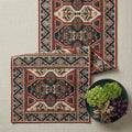 DaDalogy Elegant Majestic Kilim Red Persian Rug Ornate Floral Woven Tapestry Table Runner (18195) by DaDalogy Bedding Collection
