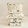 DaDalogy Enchanted Meadow Floral Quilt Set - Beige Rose Green by DaDalogy Bedding Collection