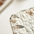 DaDalogy Enchanted Meadow Placemats - Set of 4, Floral Elegance in Beige, Rose, and Soft Green, Premium Soft Microfiber, Perfect for Any Meal, 13x19 Inches by DaDalogy Bedding Collection