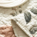 DaDalogy Enchanted Meadow Reversible Dinner Table Runner - Floral Elegance in Beige, Rose, and Soft Olive Green, Premium Soft Microfiber Quilted Table Runner by DaDalogy Bedding Collection