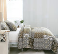 DaDalogy Paisley Dreams Floral Bed in a Bag Set - Olive Brown by DaDalogy Bedding Collection