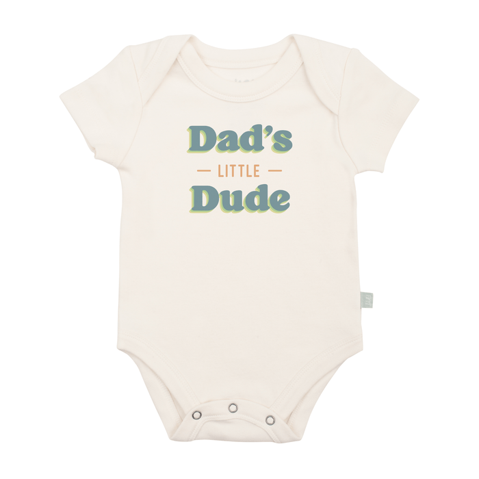 graphic bodysuit | dads little dude by Finn + Emma