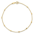 Dainty 10K Gold Bracelet for Girlfriend by Fine Color Jewels