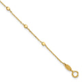 Dainty 10K Gold Bracelet for Girlfriend by Fine Color Jewels