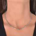 Dainty Paperclip Layering Chains in Sterling Silver by DailySale