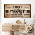 Dairy Farm Sign II by Tailored Canvases