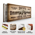 Dairy Farm Sign II by Tailored Canvases
