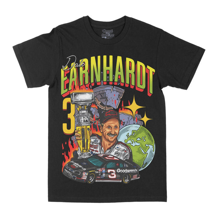 Dale Earnhardt "World" Graphic Tee by Obsessed with graphic tees