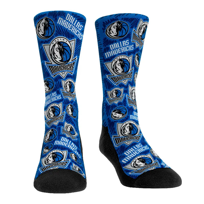Dallas Mavericks - Logo Sketch by Rock 'Em Socks