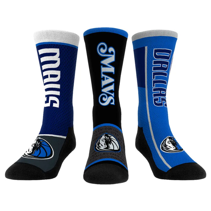 Dallas Mavericks - Ultimate Jersey - 3-Pack by Rock 'Em Socks