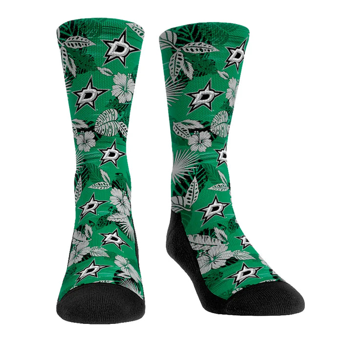 Dallas Stars - Floral by Rock 'Em Socks