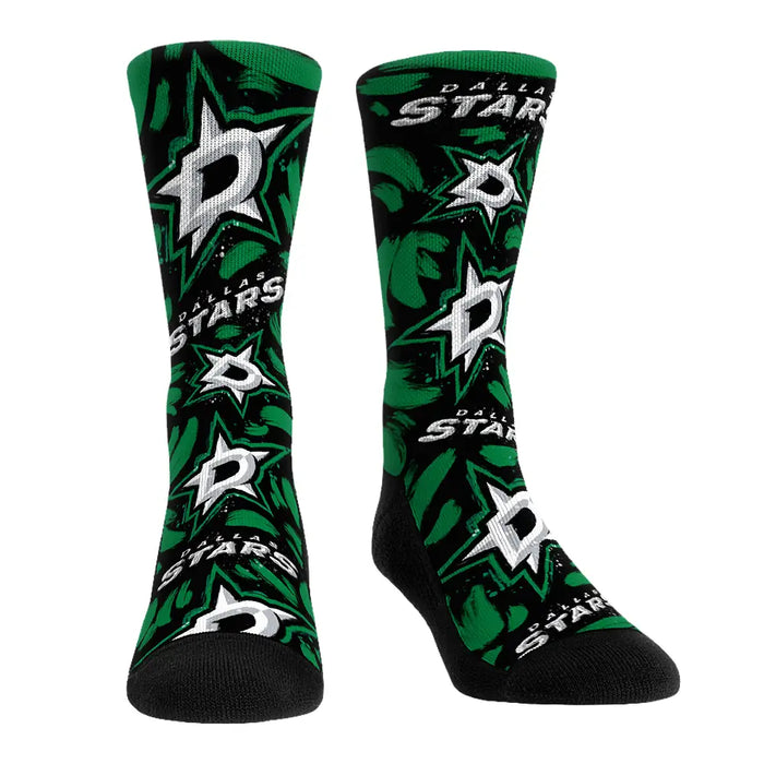 Dallas Stars - Logo Paint by Rock 'Em Socks