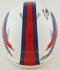 Damien Harris Signed Bills Speed Mini Helmet (Beckett) by Price Is Right Miami
