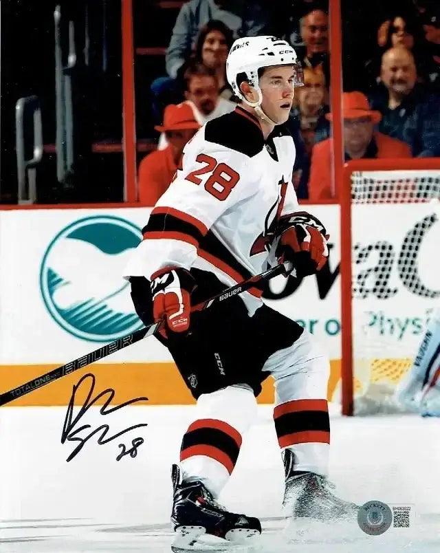 Damon Severson New Jersey Devils Autographed 8x10 Photo Beckett Holo by Price Is Right Miami