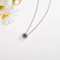 Dancing Stone Natural Ruby Necklace by Fine Color Jewels