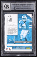 D'Andre Swift Signed 2020 Panini Absolute #124 RC (BGS) Beckett / Fanatics Witnessed by Price Is Right Miami