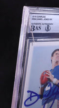 Daniel Jones 2019 Donruss Rookie Card 304 Signed Beckett BAS 9 Auto 10 by Price Is Right Miami