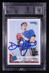 Daniel Jones 2019 Donruss Rookie Card 304 Signed Beckett BAS 9 Auto 10