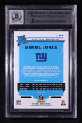 Daniel Jones 2019 Donruss Rookie Card 304 Signed Beckett BAS 9 Auto 10 by Price Is Right Miami
