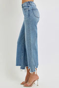 Daphne High Rise Crop Wide Jeans by Boutique 23
