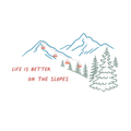 graphic tee | on the slopes by Finn + Emma